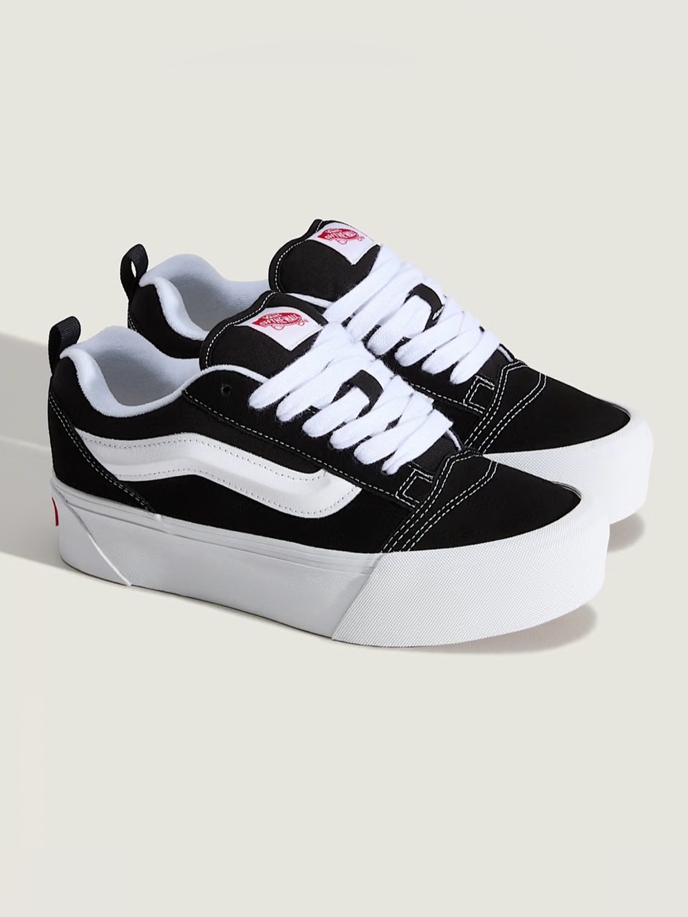 Vans Knu Stackform Black Shoes Women 8.0 US
